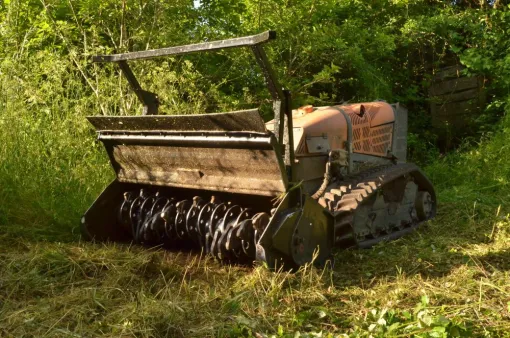 Débroussaillage dans la Vienne, Châtellerault, Arborea