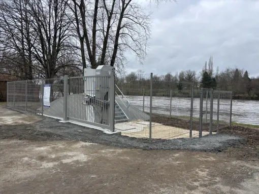 Pose d'une clôture rigide + portail coulissant et Portillon , Châtellerault, Arborea