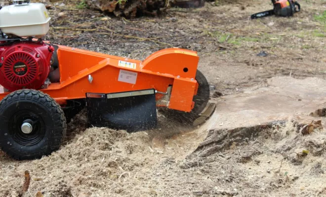 Rognage de souche, Châtellerault, Arborea
