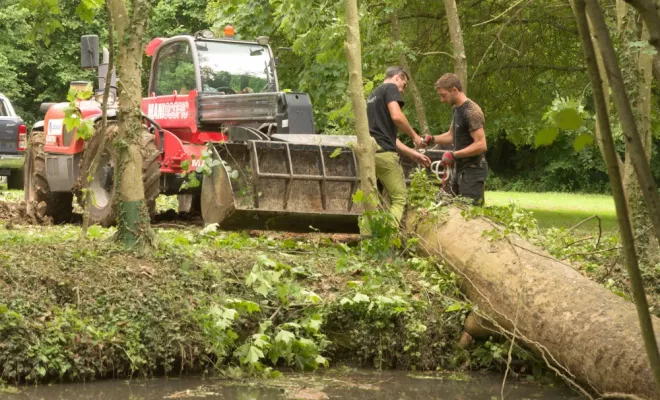 Chantier rivière en Vienne 86, Châtellerault, Arborea