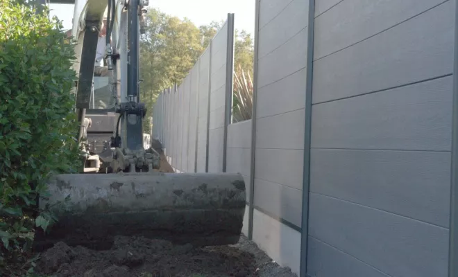 Clôture en lames composite à Rochechouart 87, Châtellerault, Arborea