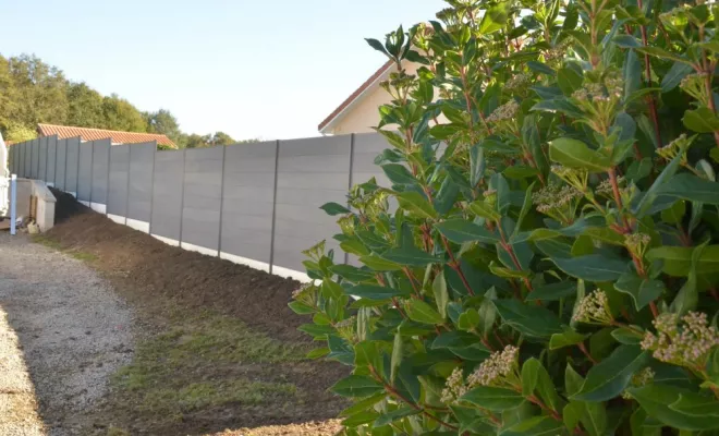 Clôture en lames composite à Rochechouart 87, Châtellerault, Arborea